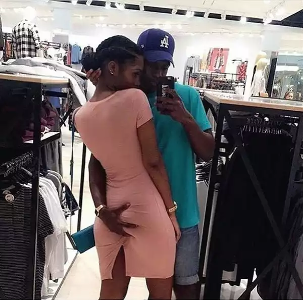  Boyfriend Captured Squeezing His Bae Backside (See Photos)